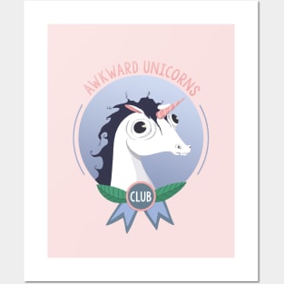 Awkward Unicorns Club Posters and Art